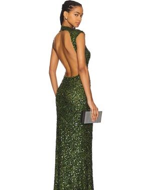 Camila Coelho | Dresses | Camila Coelho Brihante Sequin Maxi Dress In Island  Green Small New With Tags | Poshmark